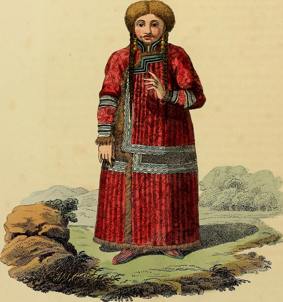 An illustration from Costume of the Russian empire : illustrated by upwards of seventy richly coloured engravings .., 1811, leaf 151