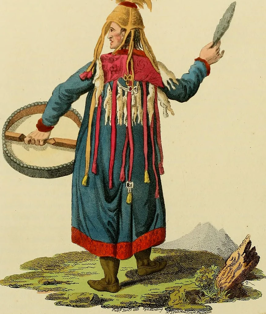 An illustration from Costume of the Russian empire : illustrated by upwards of seventy richly coloured engravings .., 1811, leaf 163