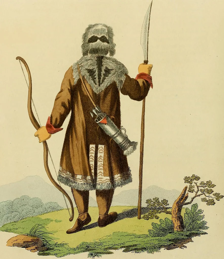 An illustration from Costume of the Russian empire : illustrated by upwards of seventy richly coloured engravings .., 1811, leaf 175