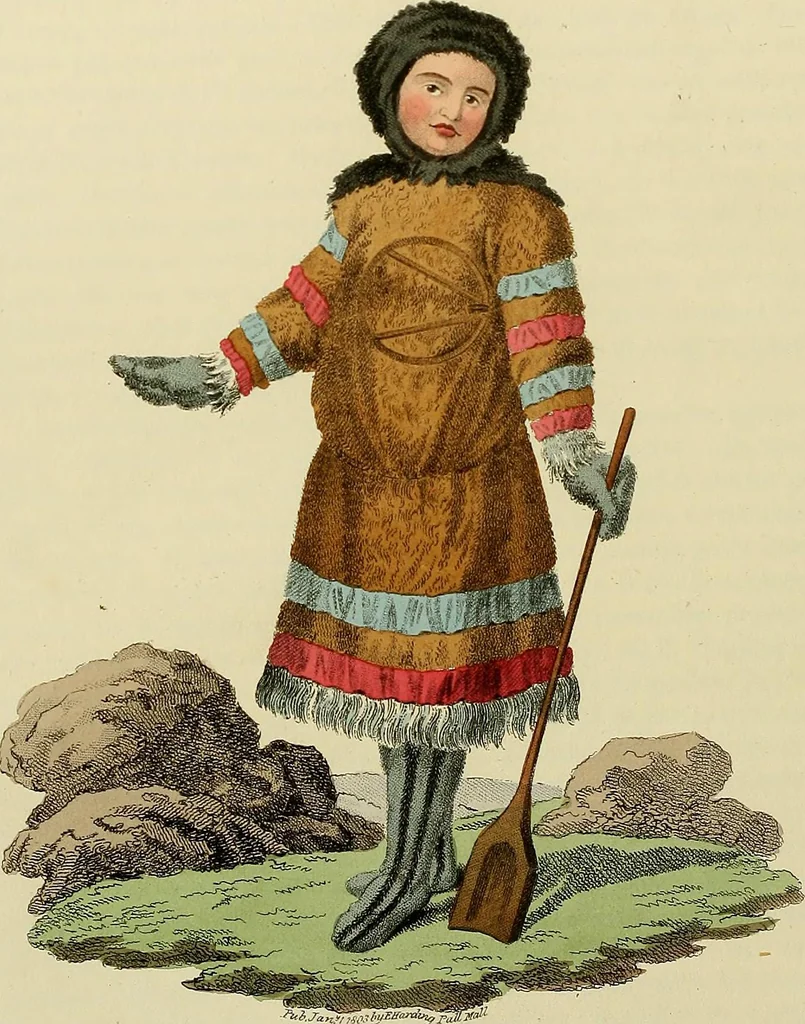 An illustration from Costume of the Russian empire : illustrated by upwards of seventy richly coloured engravings .., 1811, leaf 195