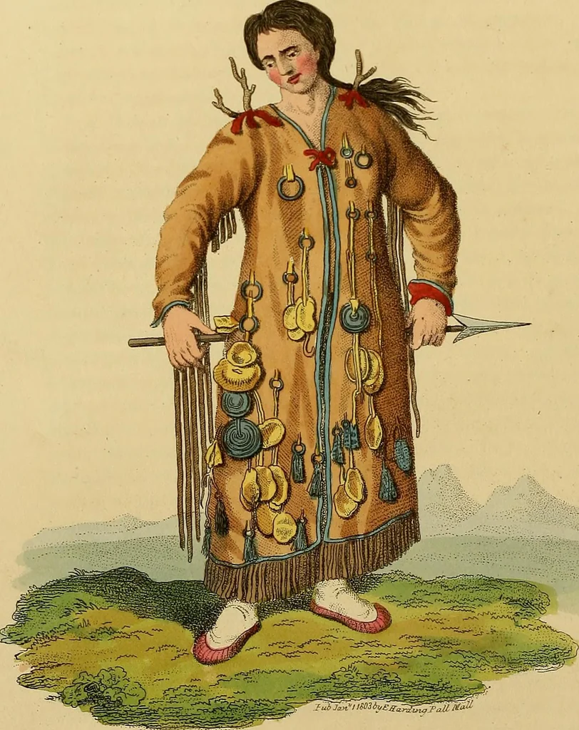 An illustration from Costume of the Russian empire : illustrated by upwards of seventy richly coloured engravings .., 1811, leaf 211