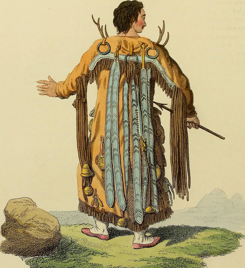An illustration from Costume of the Russian empire : illustrated by upwards of seventy richly coloured engravings .., 1811, leaf 215