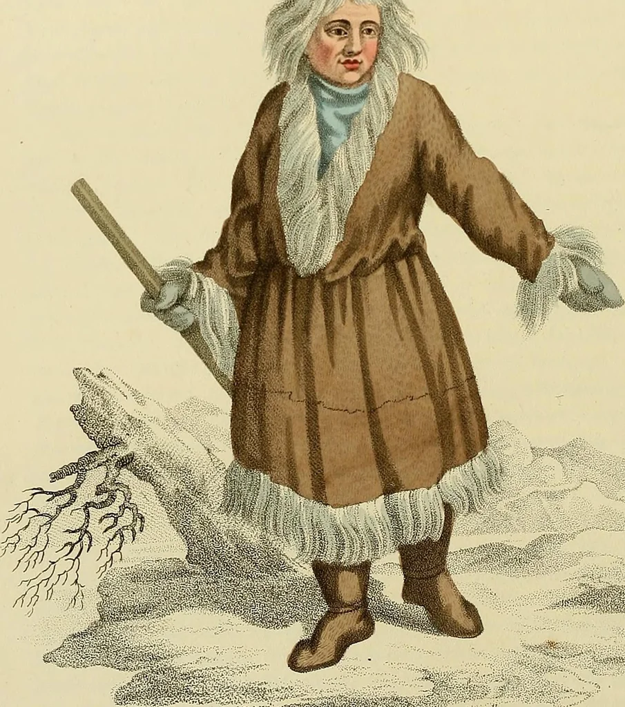An illustration from Costume of the Russian empire : illustrated by upwards of seventy richly coloured engravings .., 1811, leaf 219