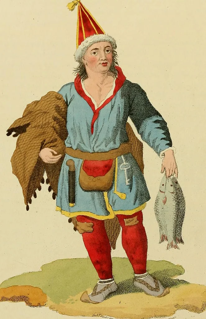 An illustration from Costume of the Russian empire : illustrated by upwards of seventy richly coloured engravings .., 1811, leaf 23