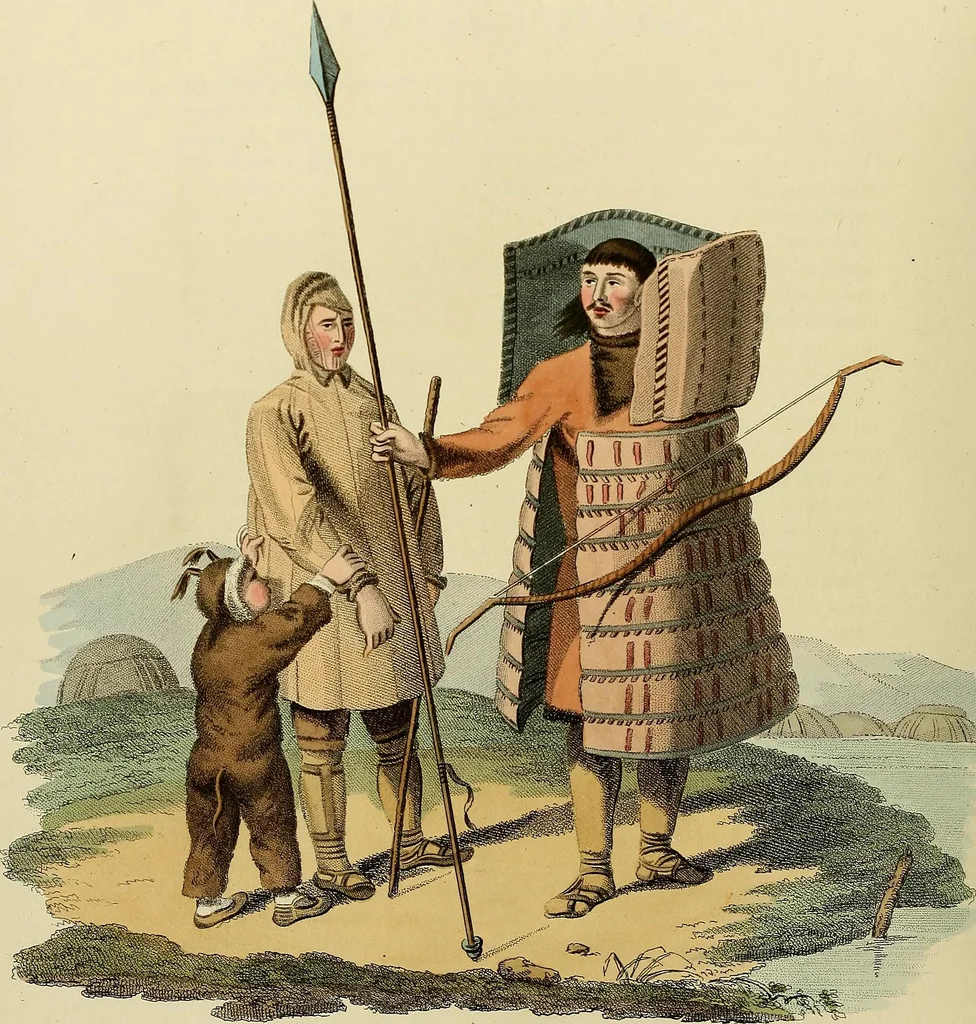 An illustration from Costume of the Russian empire : illustrated by upwards of seventy richly coloured engravings .., 1811, leaf 255