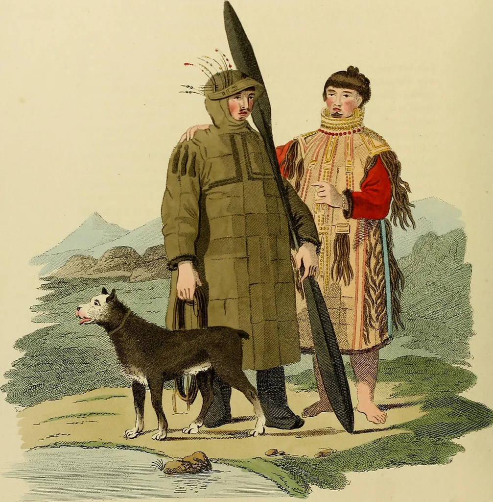 An illustration from Costume of the Russian empire : illustrated by upwards of seventy richly coloured engravings .., 1811, leaf 259
