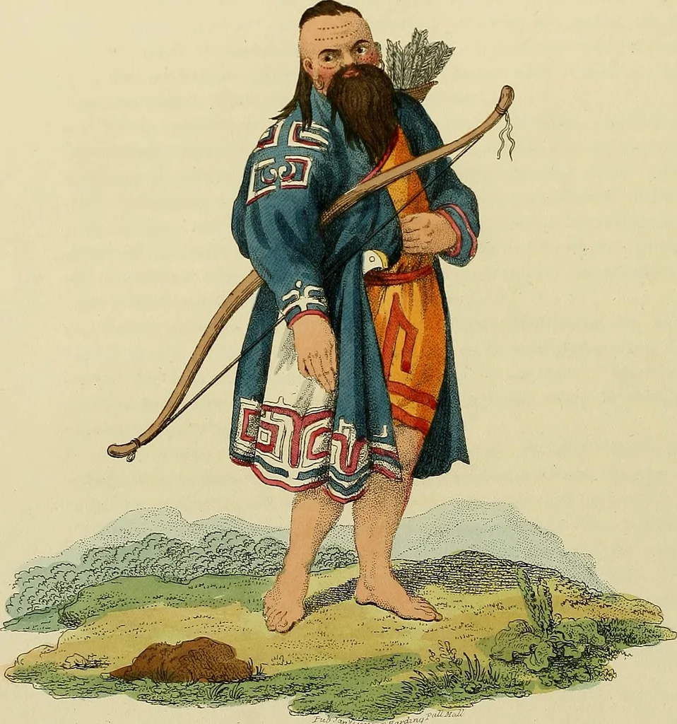 An illustration from Costume of the Russian empire : illustrated by upwards of seventy richly coloured engravings .., 1811, leaf 267
