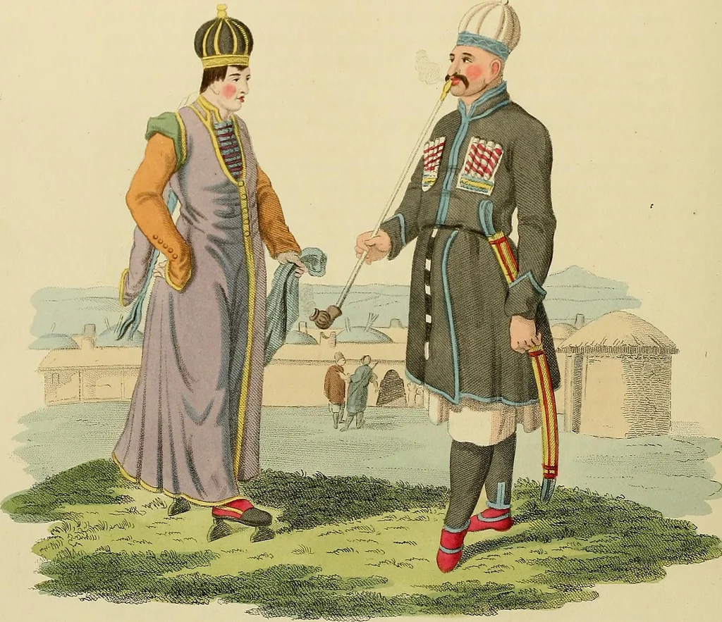 An illustration from Costume of the Russian empire : illustrated by upwards of seventy richly coloured engravings .., 1811, leaf 283