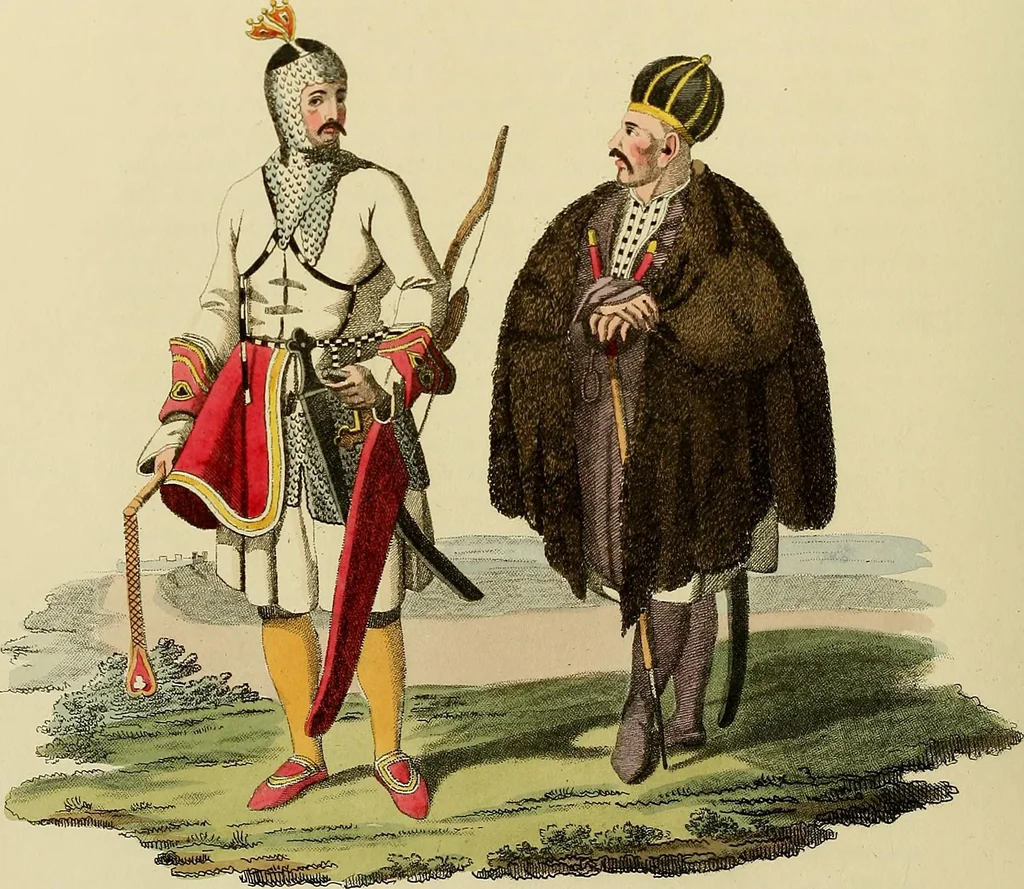 An illustration from Costume of the Russian empire : illustrated by upwards of seventy richly coloured engravings .., 1811, leaf 287