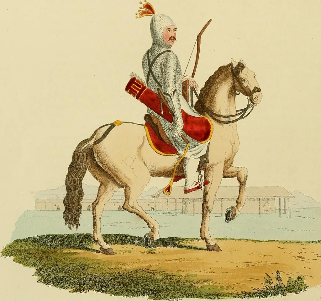 An illustration from Costume of the Russian empire : illustrated by upwards of seventy richly coloured engravings .., 1811, leaf 291