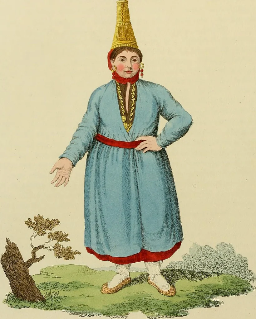An illustration from Costume of the Russian empire : illustrated by upwards of seventy richly coloured engravings .., 1811, leaf 53