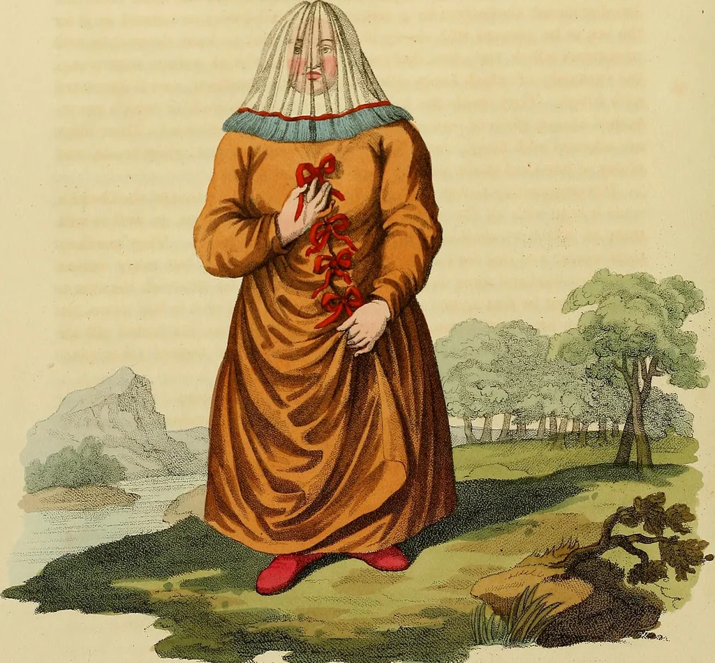 An illustration from Costume of the Russian empire : illustrated by upwards of seventy richly coloured engravings .., 1811, leaf 87