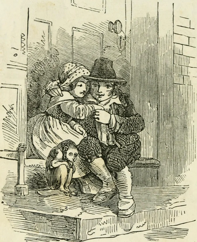 An illustration from Costumes of Europe: with descriptions of the people, manners, and customs, 1852, leaf 139
