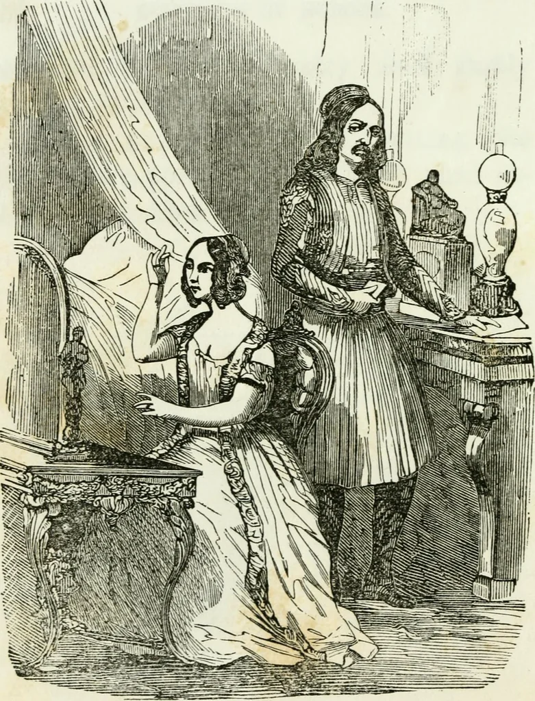 An illustration from Costumes of Europe: with descriptions of the people, manners, and customs, 1852, leaf 33