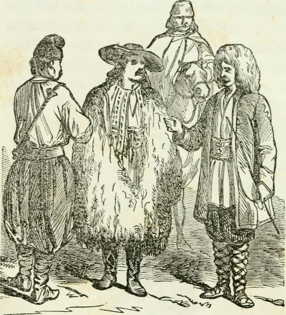 An illustration from Costumes of Europe: with descriptions of the people, manners, and customs, 1852, leaf 97
