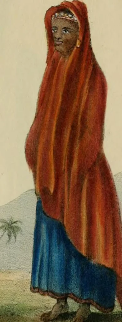An illustration from [Costumes on the western coast of Africa, 1830, leaf 19