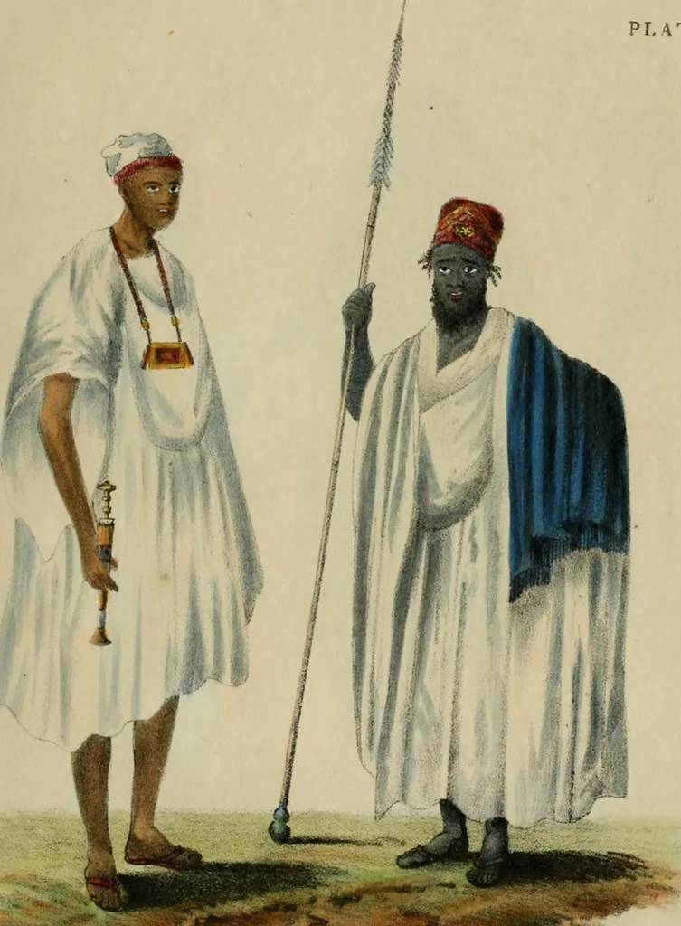 An illustration from [Costumes on the western coast of Africa, 1830, leaf 21