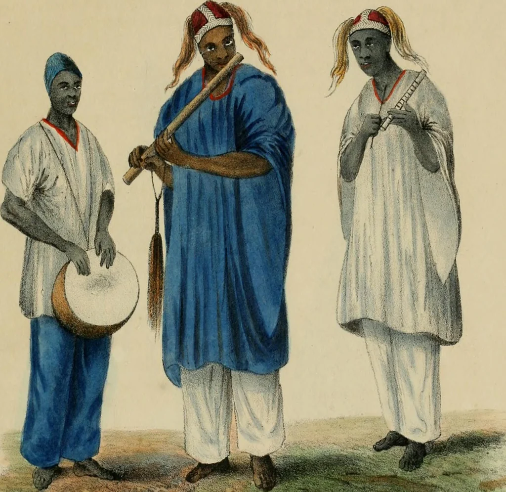 An illustration from [Costumes on the western coast of Africa, 1830, leaf 23