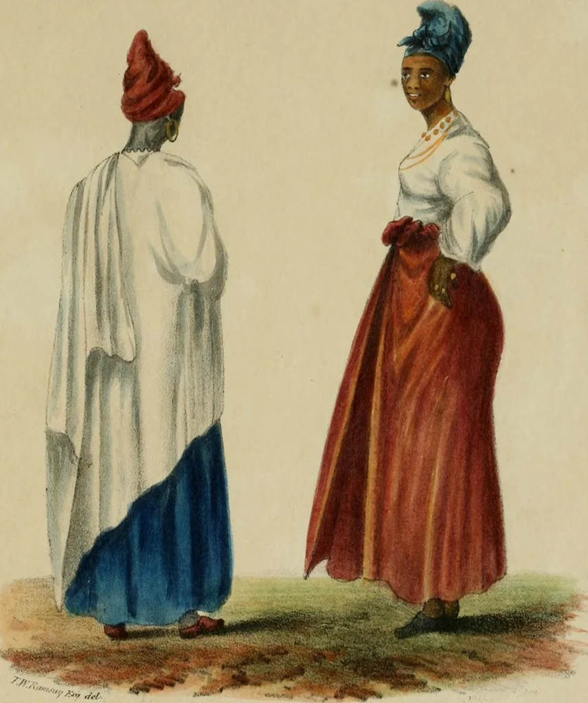 An illustration from [Costumes on the western coast of Africa, 1830, leaf 25