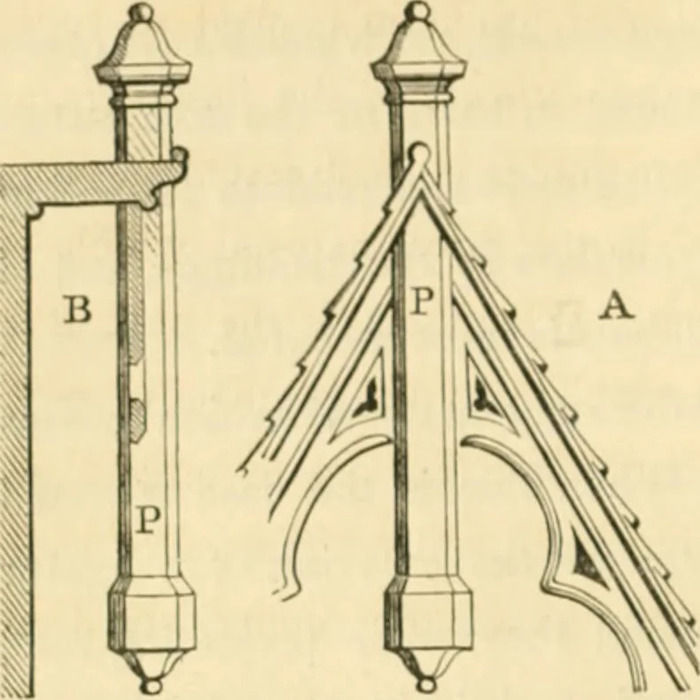 An illustration from Cottage residences : or, A series of designs for rural cottages and cottage villas, and their gardens and grounds ; adapted to North America, 1847, leaf 115