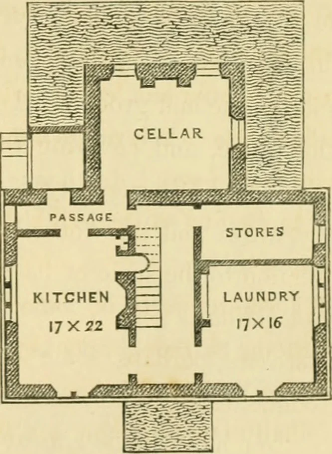 An illustration from Cottage residences : or, A series of designs for rural cottages and cottage villas, and their gardens and grounds ; adapted to North America, 1847, leaf 126