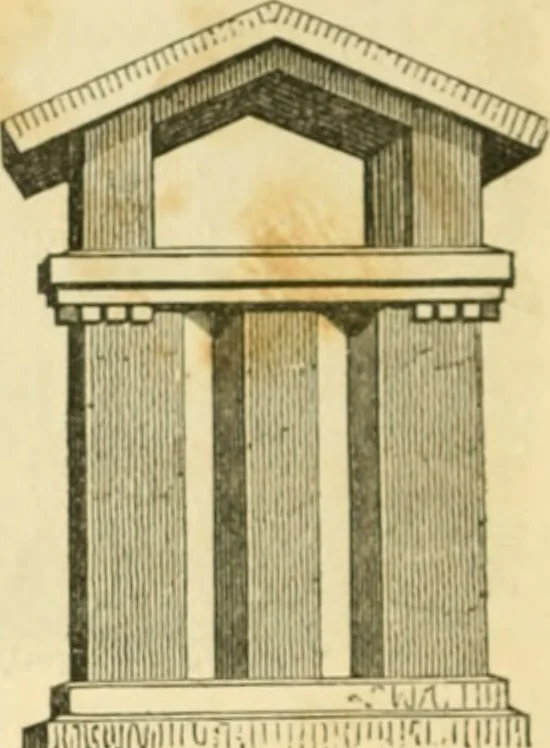 An illustration from Cottage residences : or, A series of designs for rural cottages and cottage villas, and their gardens and grounds ; adapted to North America, 1847, leaf 129