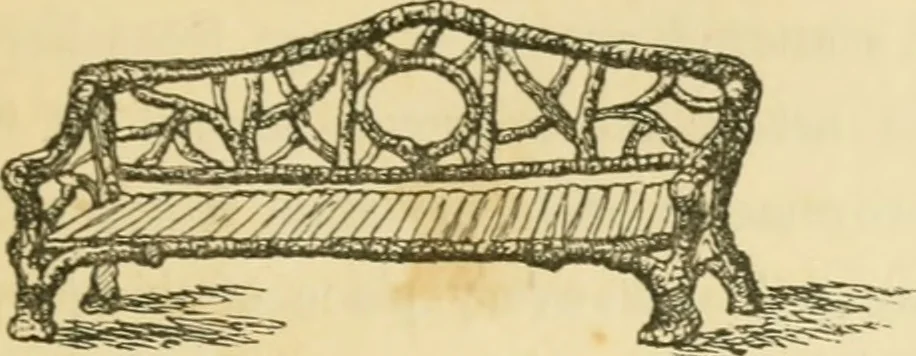 An illustration from Cottage residences : or, A series of designs for rural cottages and cottage villas, and their gardens and grounds ; adapted to North America, 1847, leaf 156
