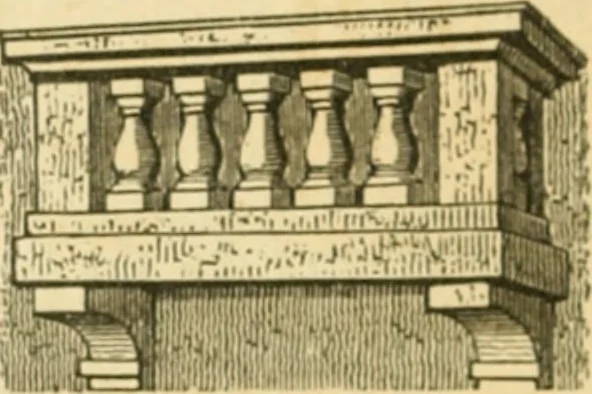 An illustration from Cottage residences : or, A series of designs for rural cottages and cottage villas, and their gardens and grounds ; adapted to North America, 1847, leaf 189