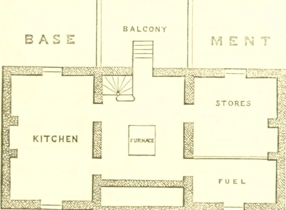 An illustration from Cottage residences : or, A series of designs for rural cottages and cottage villas, and their gardens and grounds ; adapted to North America, 1847, leaf 200