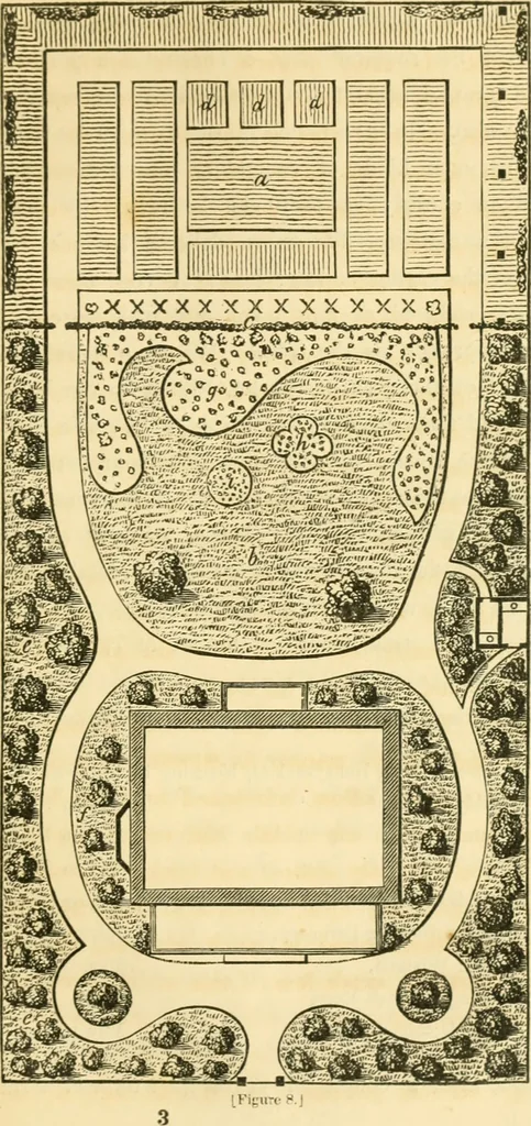 An illustration from Cottage residences : or, A series of designs for rural cottages and cottage villas, and their gardens and grounds ; adapted to North America, 1847, leaf 56