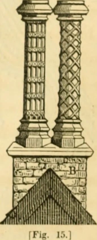 An illustration from Cottage residences : or, A series of designs for rural cottages and cottage villas, and their gardens and grounds ; adapted to North America, 1847, leaf 73