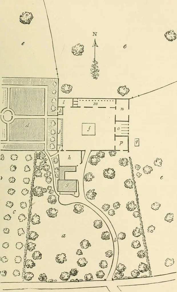 An illustration from Cottage residences; or, A series of designs for rural cottages and cottage villas, and their gardens and grounds, 1873, leaf 109