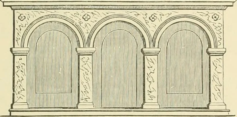 An illustration from Cottage residences; or, A series of designs for rural cottages and cottage villas, and their gardens and grounds, 1873, leaf 175