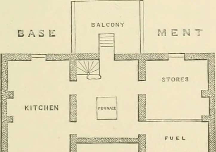 An illustration from Cottage residences; or, A series of designs for rural cottages and cottage villas, and their gardens and grounds, 1873, leaf 185