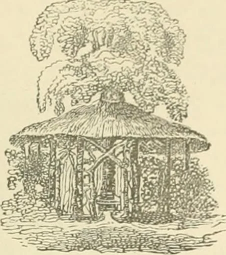 An illustration from Cottage residences; or, A series of designs for rural cottages and cottage villas, and their gardens and grounds, 1873, leaf 201