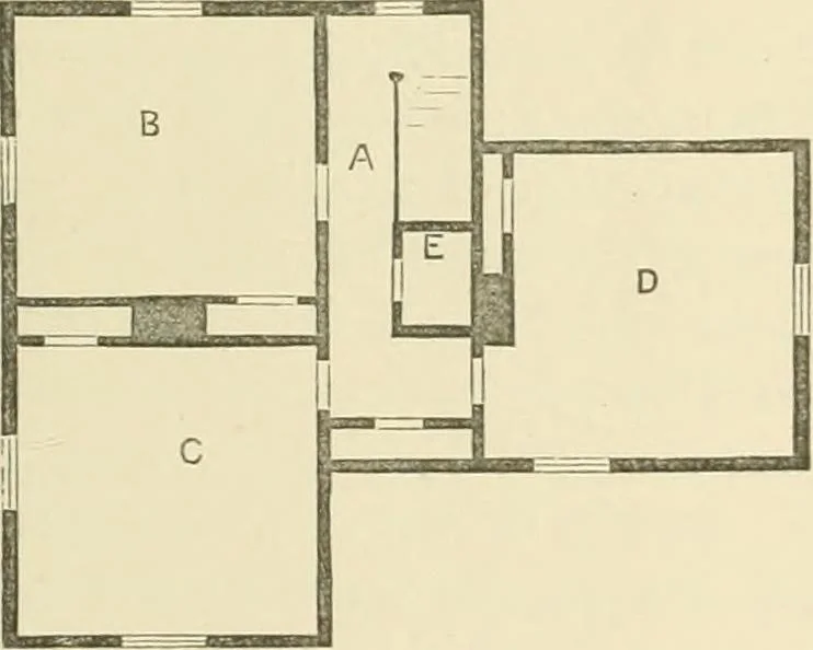 An illustration from Cottage residences; or, A series of designs for rural cottages and cottage villas, and their gardens and grounds, 1873, leaf 229