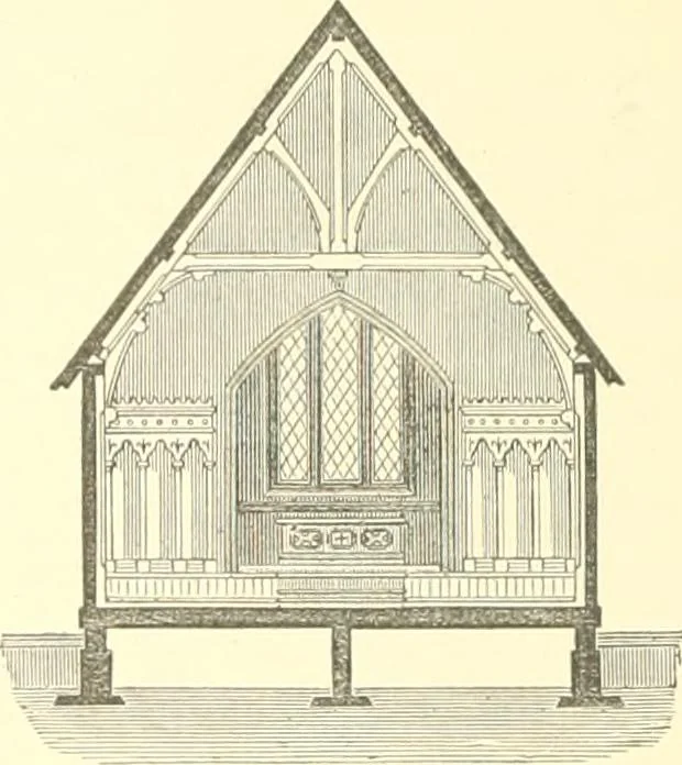 An illustration from Cottage residences; or, A series of designs for rural cottages and cottage villas, and their gardens and grounds, 1873, leaf 264