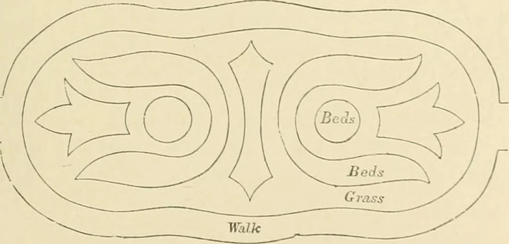 An illustration from Cottage residences; or, A series of designs for rural cottages and cottage villas, and their gardens and grounds, 1873, leaf 271