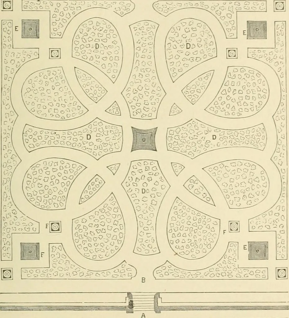 An illustration from Cottage residences; or, A series of designs for rural cottages and cottage villas, and their gardens and grounds, 1873, leaf 277