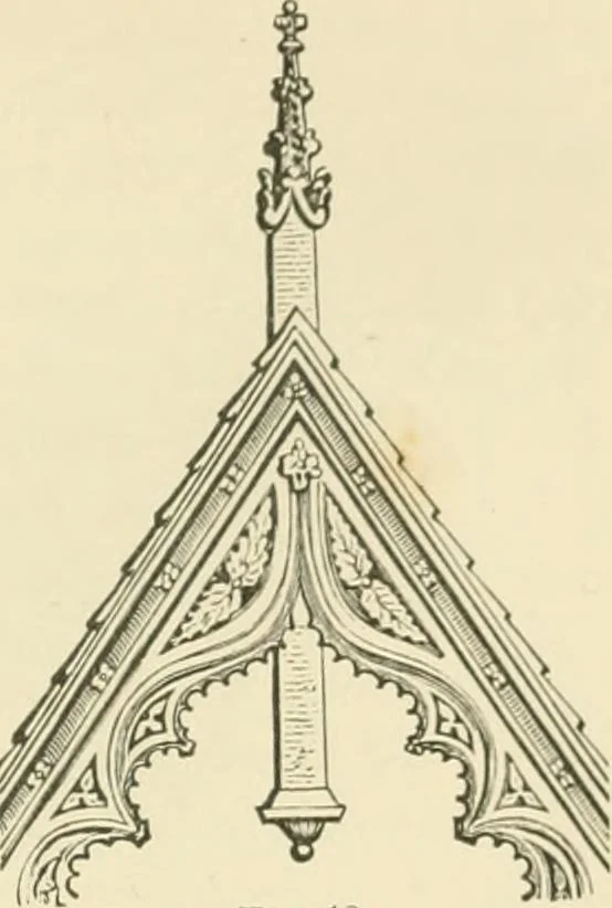 An illustration from Cottage residences; or, A series of designs for rural cottages and cottage villas, and their gardens and grounds, 1873, leaf 67