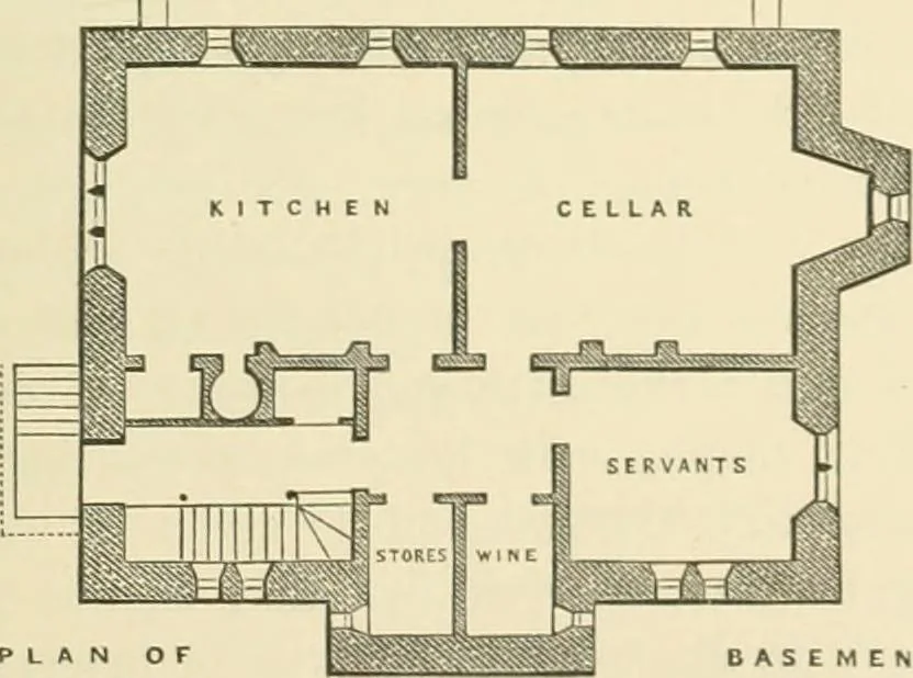 An illustration from Cottage residences; or, A series of designs for rural cottages and cottage villas, and their gardens and grounds, 1873, leaf 79