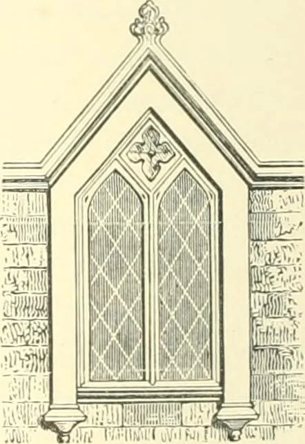 An illustration from Cottage residences; or, A series of designs for rural cottages and cottage villas, and their gardens and grounds, 1873, leaf 84