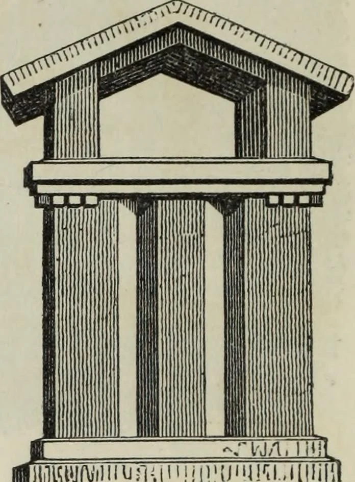 An illustration from Cottage residences : or, A series of designs for rural cottages and cottage villas, and their gardens and grounds. Adapted to North America, 1847, leaf 127