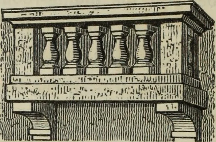 An illustration from Cottage residences : or, A series of designs for rural cottages and cottage villas, and their gardens and grounds. Adapted to North America, 1847, leaf 187