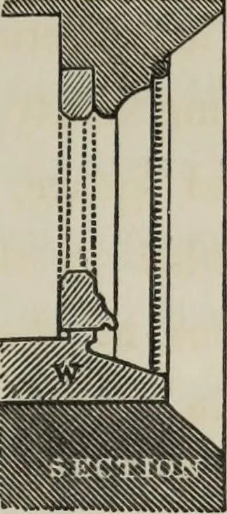 An illustration from Cottage residences : or, A series of designs for rural cottages and cottage villas, and their gardens and grounds. Adapted to North America, 1847, leaf 70