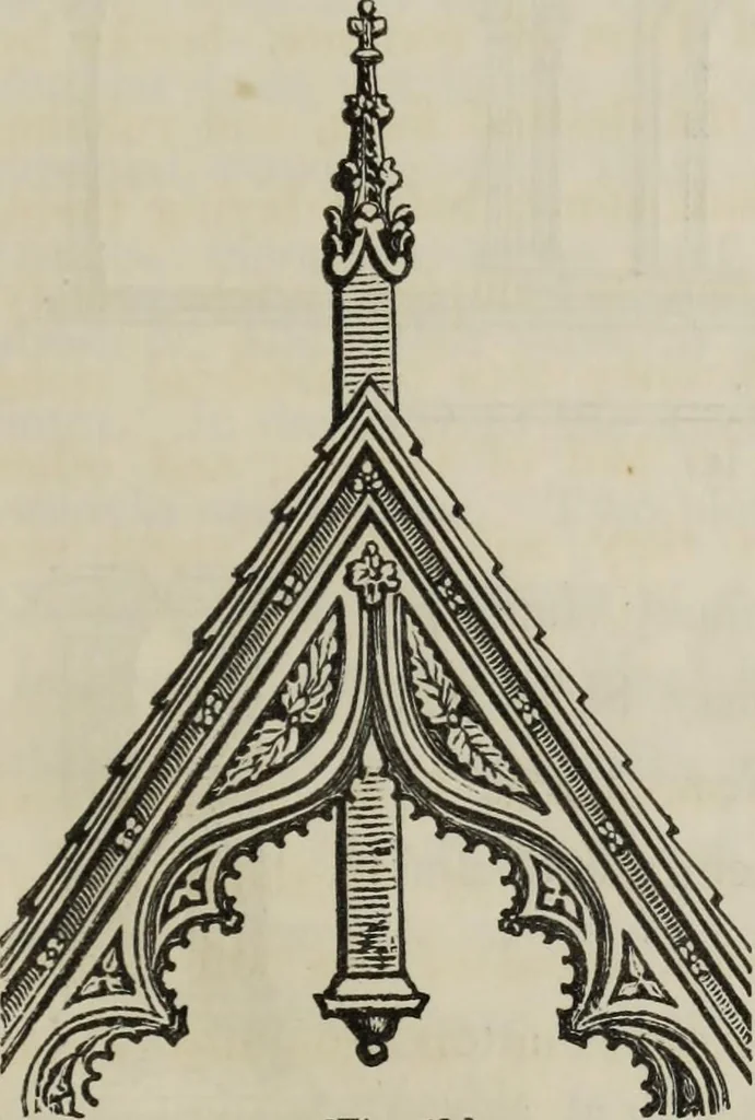 An illustration from Cottage residences : or, A series of designs for rural cottages and cottage villas, and their gardens and grounds. Adapted to North America, 1847, leaf 70