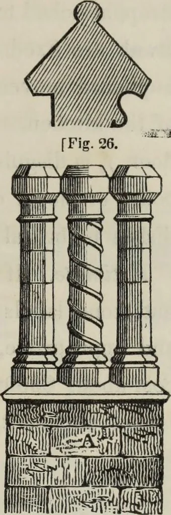 An illustration from Cottage residences : or, A series of designs for rural cottages and cottage villas, and their gardens and grounds. Adapted to North America, 1847, leaf 90