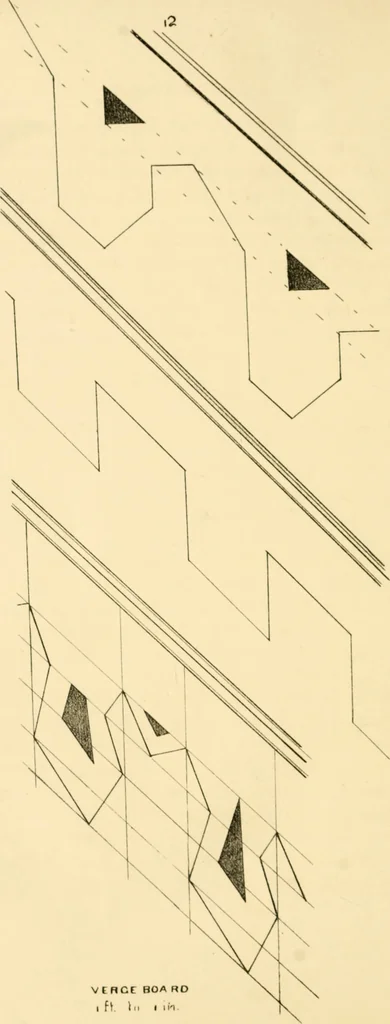 An illustration from Cottages and cottage life : containing plans for country houses, adapted to the means and wants of the people of the United States ; with directions for building and improving for the laying out and embellishing of grounds ; with some sketches of life in the country, 1848, leaf 253