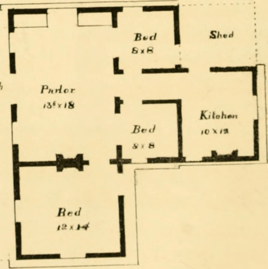 An illustration from Cottages and cottage life : containing plans for country houses, adapted to the means and wants of the people of the United States ; with directions for building and improving for the laying out and embellishing of grounds ; with some sketches of life in the country, 1848, leaf 69