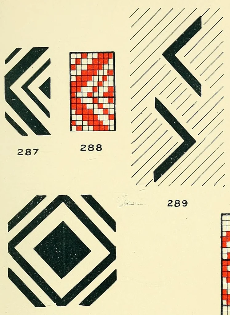 An illustration from Cotton cloth designing,, 1896, leaf 163